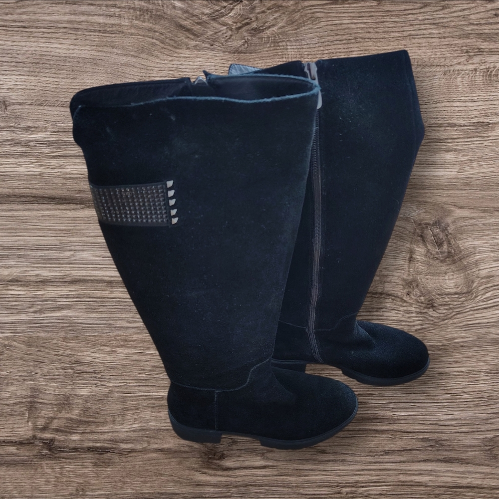 SALE 🔥 BRASKA Elegant Black Knee-High Women's Boots - SIZE 39